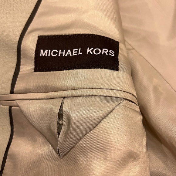 Michael Kors Boys Tan Linen Suit NWT - Picture 3 of 8